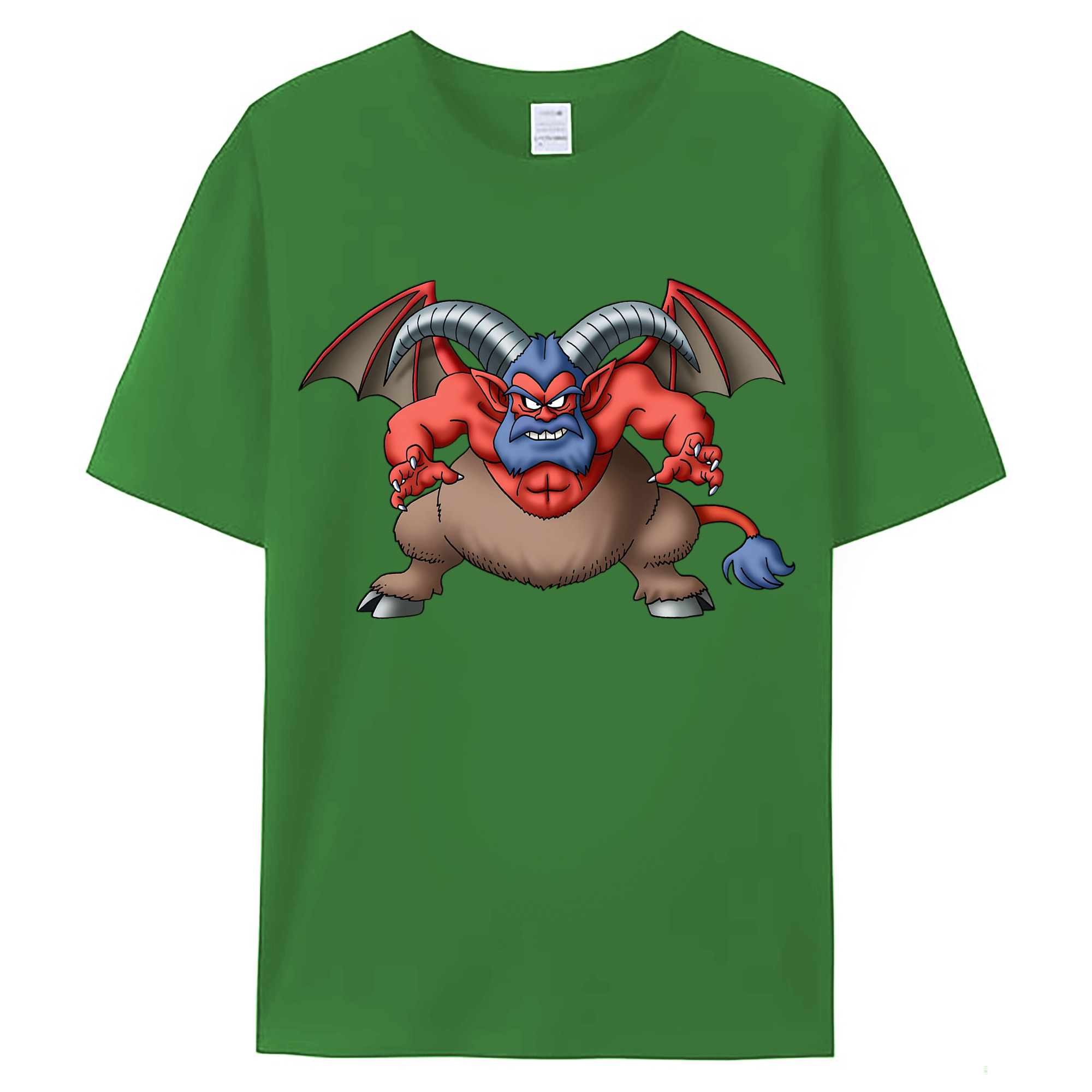（画像用） ドラゴンクエスト Doragon Kuesuto Dragon Quest レディースカジュアルプリントTシャツ（綿100％）